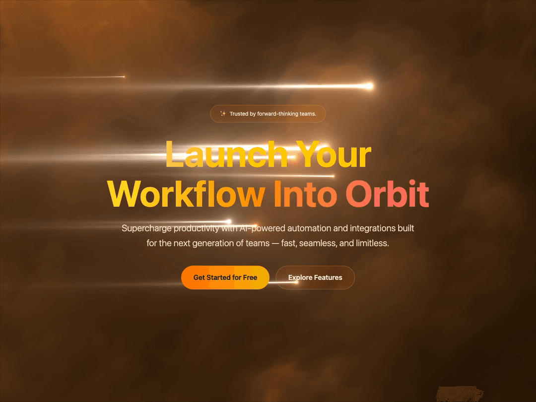 Animated Shader Hero