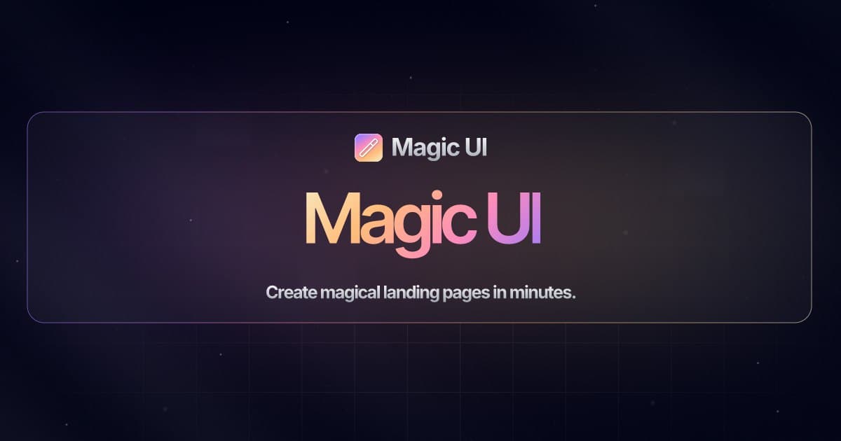 Magic UI's Pro Components